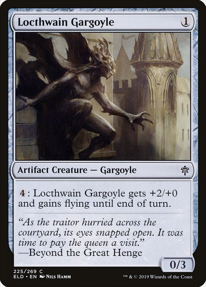Locthwain Gargoyle [Throne of Eldraine] - Evolution TCG