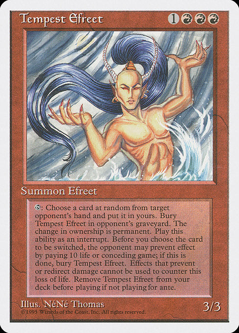 Tempest Efreet [Fourth Edition] - Evolution TCG