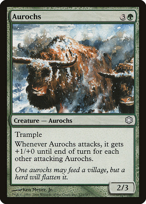 Aurochs [Coldsnap Theme Decks] - Evolution TCG