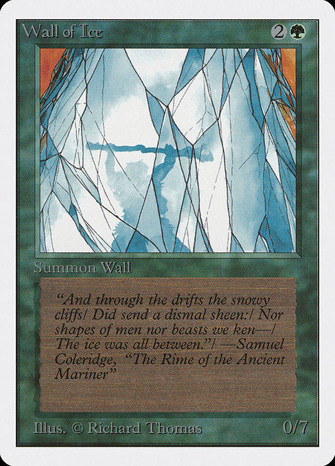 Wall of Ice [Unlimited Edition] - Evolution TCG