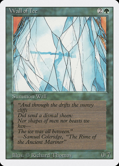 Wall of Ice [Revised Edition] - Evolution TCG