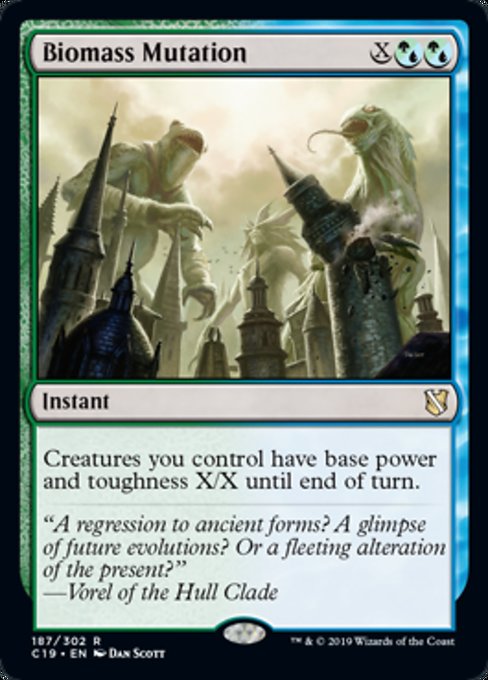 Biomass Mutation [Commander 2019] - Evolution TCG