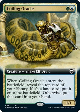 Coiling Oracle (Extended Art) [Commander Legends] - Evolution TCG