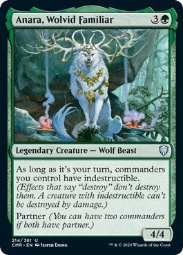 Anara, Wolvid Familiar [Commander Legends] - Evolution TCG