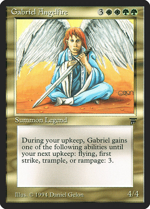 Gabriel Angelfire [Legends] - Evolution TCG