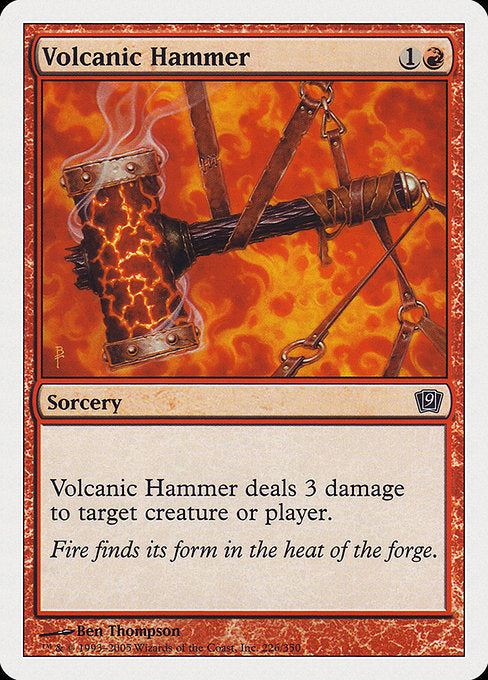 Volcanic Hammer [Ninth Edition] - Evolution TCG