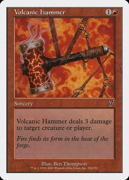 Volcanic Hammer [Seventh Edition] - Evolution TCG
