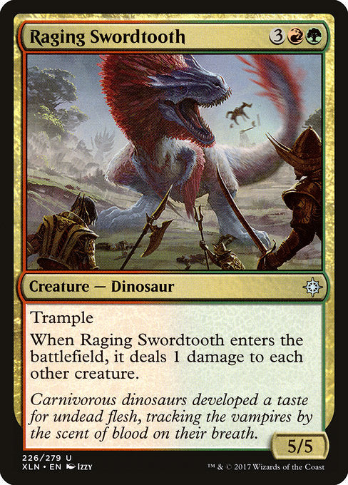 Raging Swordtooth [Ixalan] - Evolution TCG