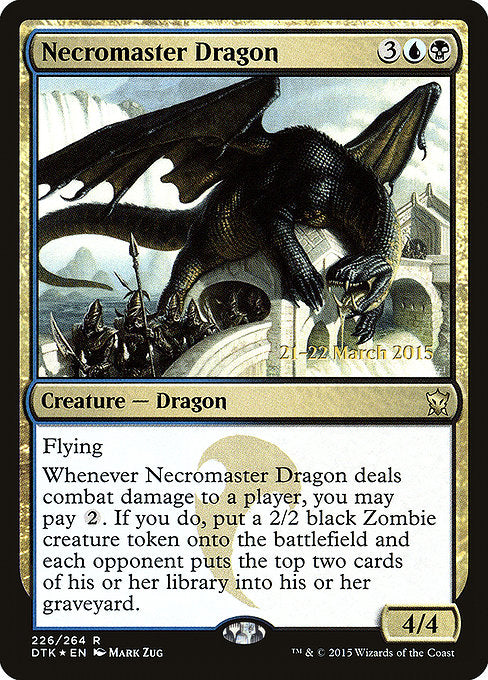 Necromaster Dragon [Dragons of Tarkir Promos] - Evolution TCG