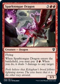 Sparktongue Dragon [Commander Legends] - Evolution TCG