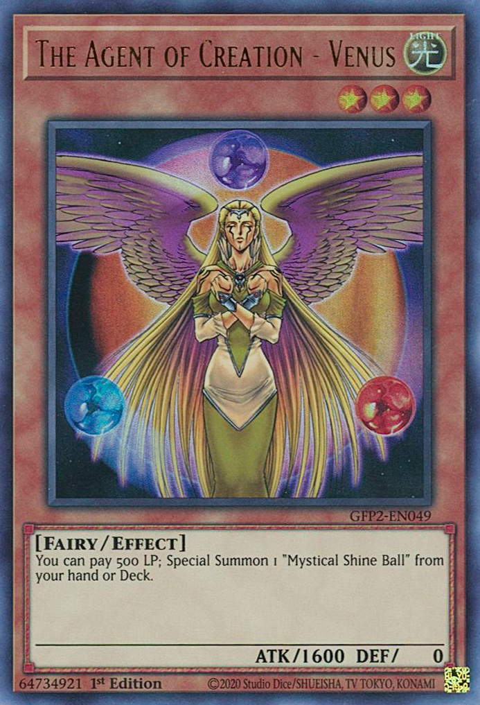 The Agent of Creation - Venus [GFP2-EN049] Ultra Rare - Evolution TCG