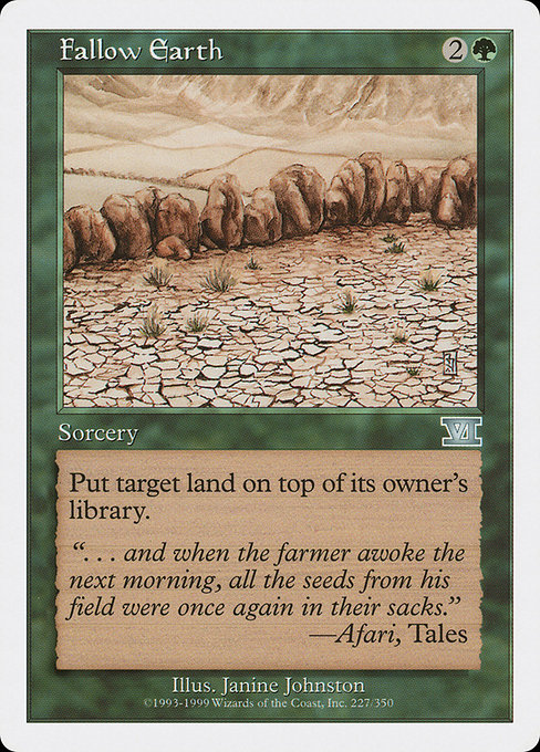 Fallow Earth [Classic Sixth Edition] - Evolution TCG