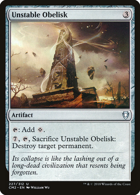 Unstable Obelisk [Commander Anthology Volume II] - Evolution TCG