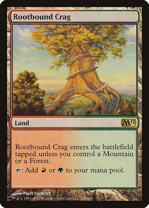 Rootbound Crag [Magic 2012] - Evolution TCG