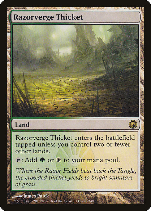 Razorverge Thicket [Scars of Mirrodin] - Evolution TCG