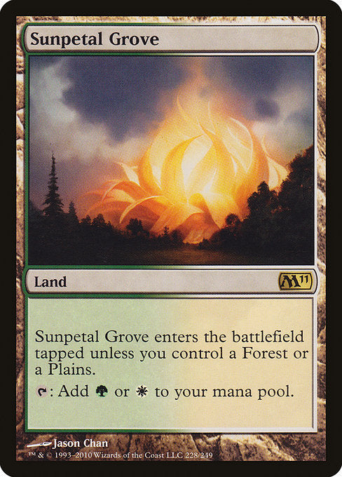 Sunpetal Grove [Magic 2011] - Evolution TCG