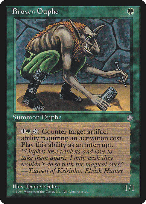 Brown Ouphe [Ice Age] - Evolution TCG