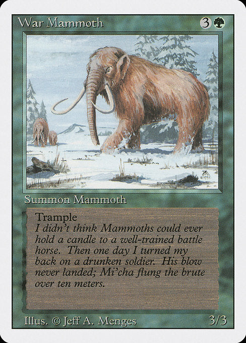 War Mammoth [Revised Edition] - Evolution TCG