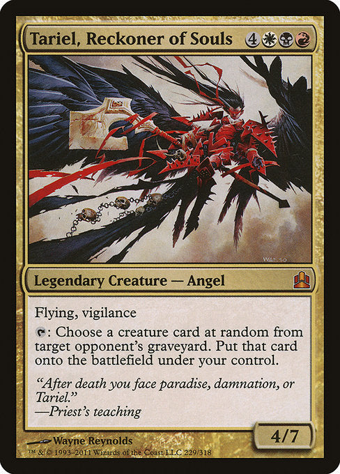 Tariel, Reckoner of Souls [Commander 2011] - Evolution TCG