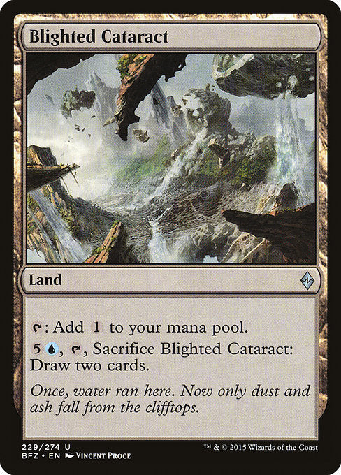 Blighted Cataract [Battle for Zendikar] - Evolution TCG
