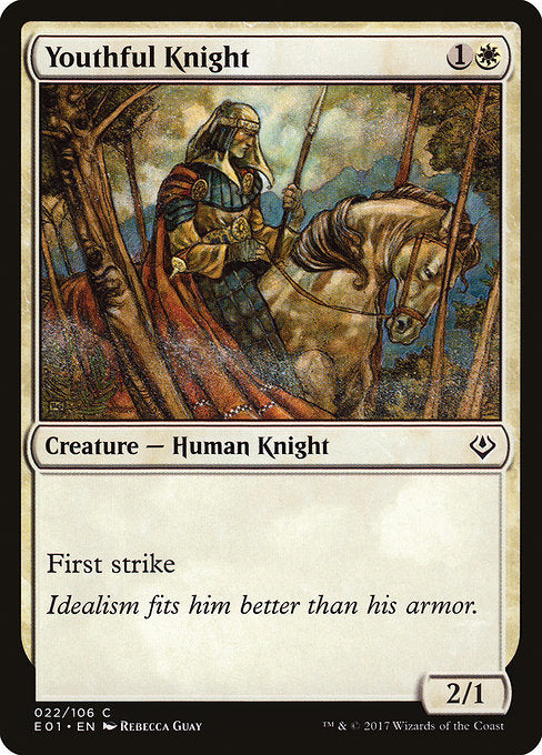 Youthful Knight [Archenemy: Nicol Bolas] - Evolution TCG