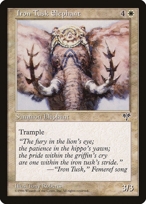 Iron Tusk Elephant [Mirage] - Evolution TCG