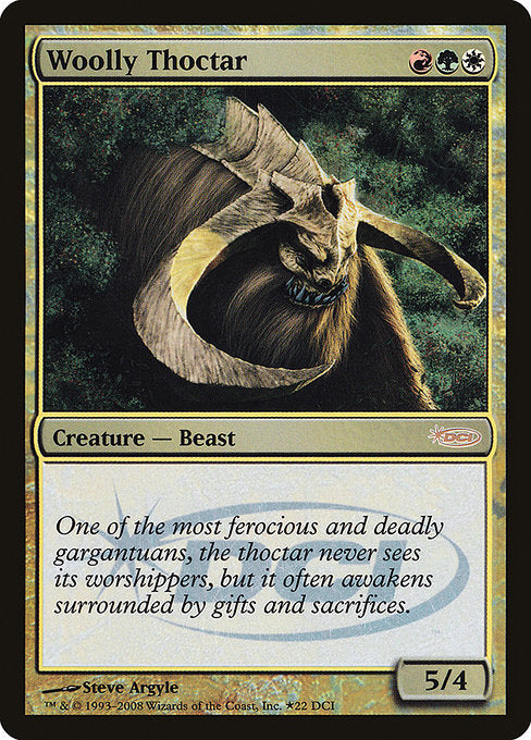 Woolly Thoctar [Wizards Play Network 2008] - Evolution TCG