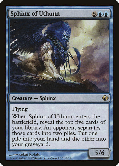 Sphinx of Uthuun [Duel Decks: Venser vs. Koth] - Evolution TCG