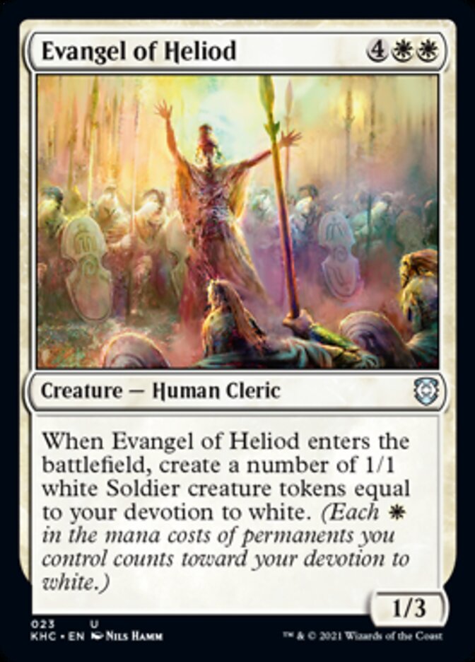 Evangel of Heliod [Kaldheim Commander] - Evolution TCG