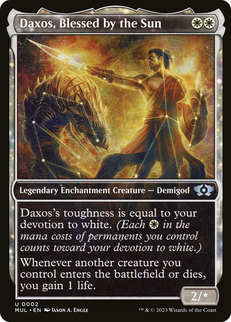 Daxos, Blessed by the Sun [Multiverse Legends] - Evolution TCG