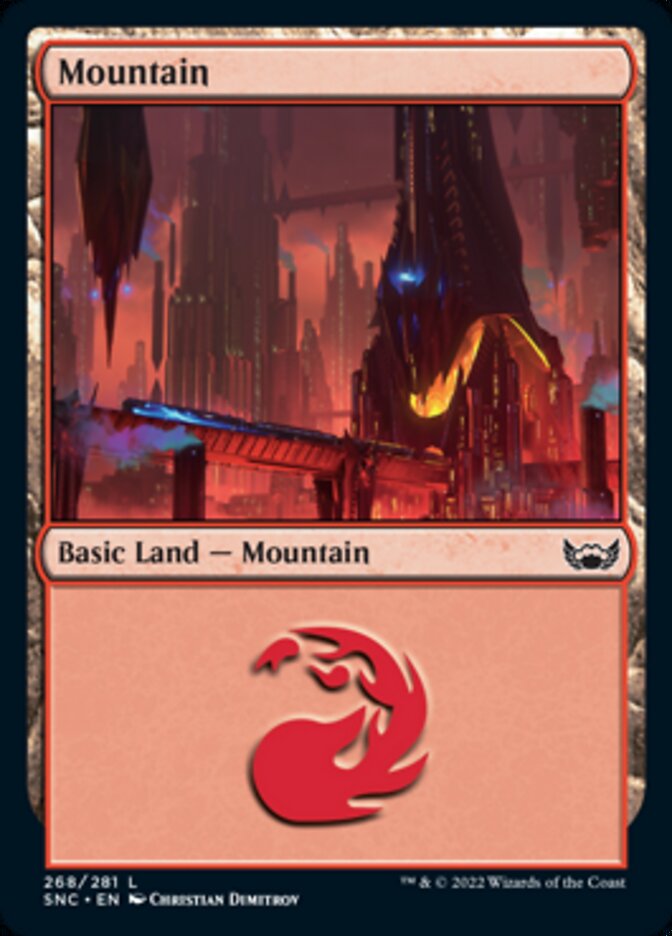 Mountain (268) [Streets of New Capenna] - Evolution TCG