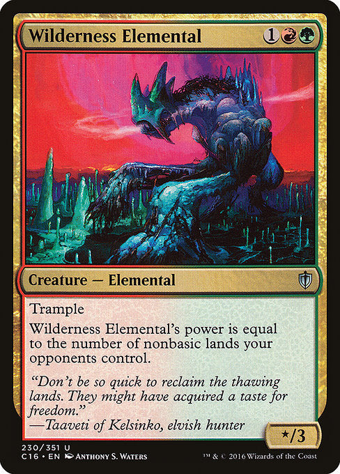 Wilderness Elemental [Commander 2016] - Evolution TCG