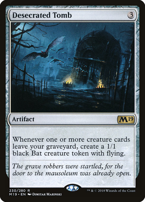 Desecrated Tomb [Core Set 2019] - Evolution TCG