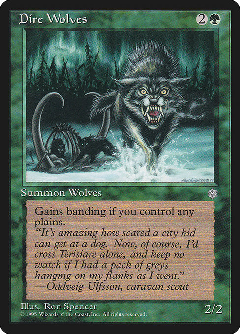 Dire Wolves [Ice Age] - Evolution TCG