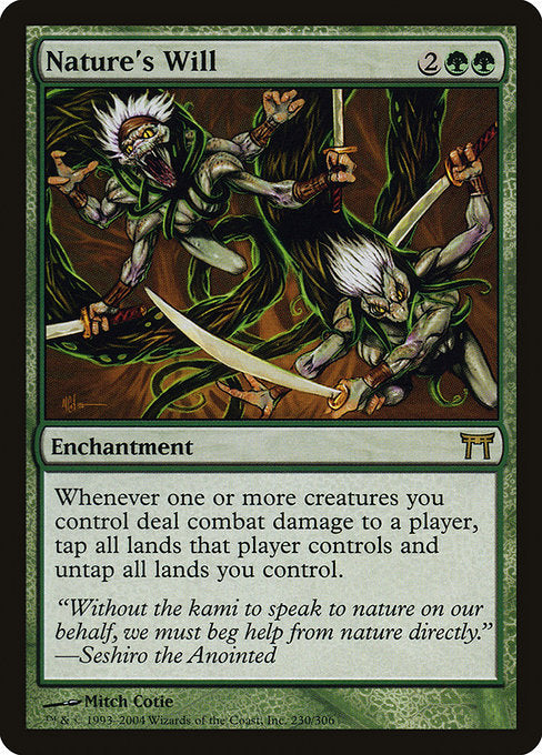 Nature's Will [Champions of Kamigawa] - Evolution TCG