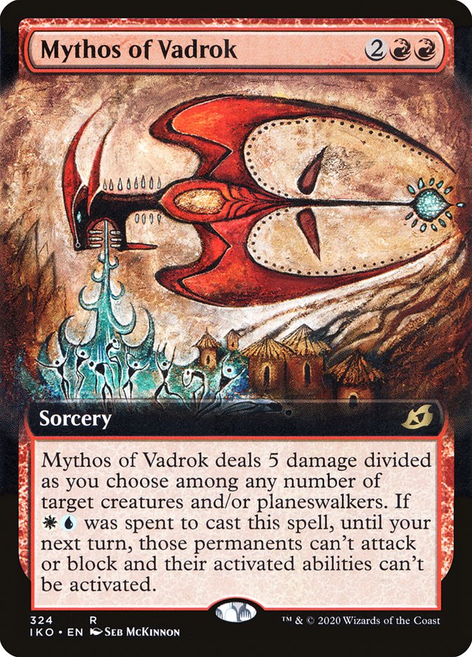 Mythos of Vadrok (Extended Art) [Ikoria: Lair of Behemoths] - Evolution TCG