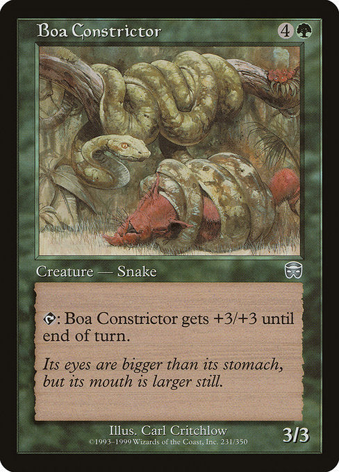 Boa Constrictor [Mercadian Masques] - Evolution TCG