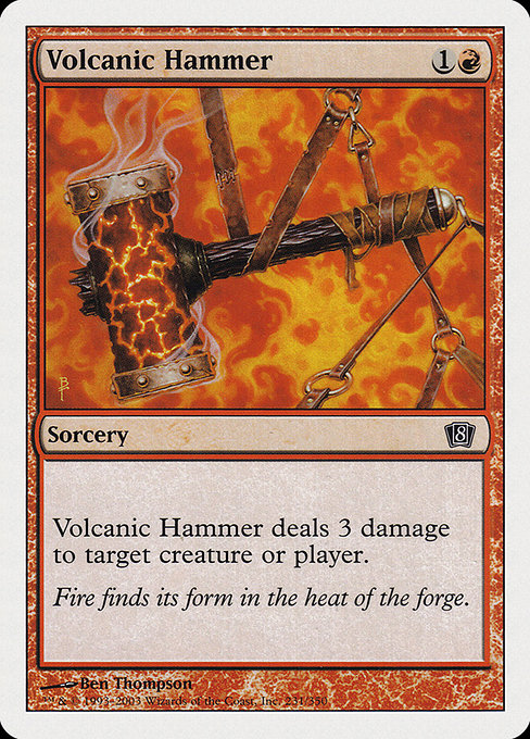 Volcanic Hammer [Eighth Edition] - Evolution TCG