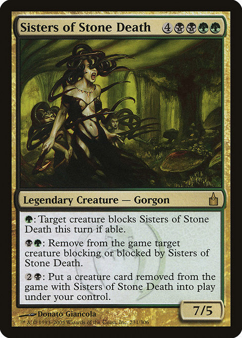 Sisters of Stone Death [Ravnica: City of Guilds] - Evolution TCG