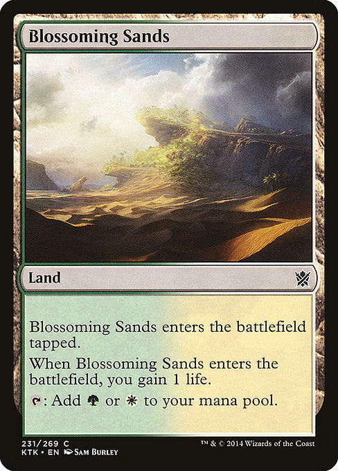 Blossoming Sands [Khans of Tarkir] - Evolution TCG