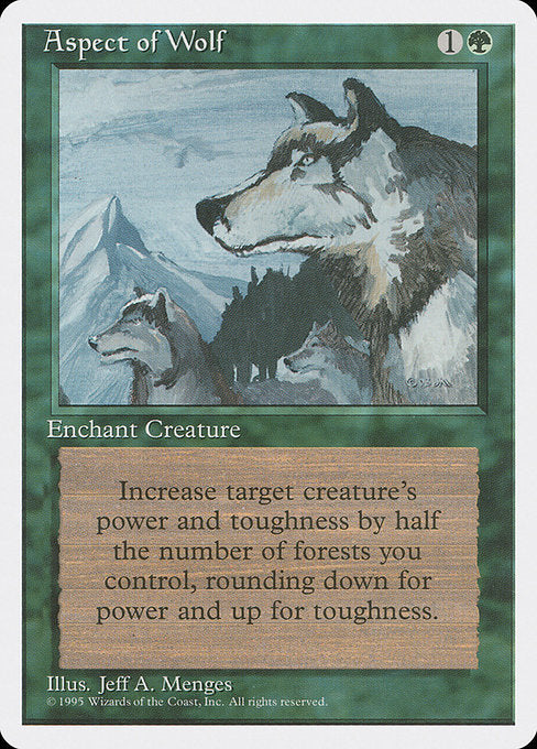 Aspect of Wolf [Fourth Edition] - Evolution TCG