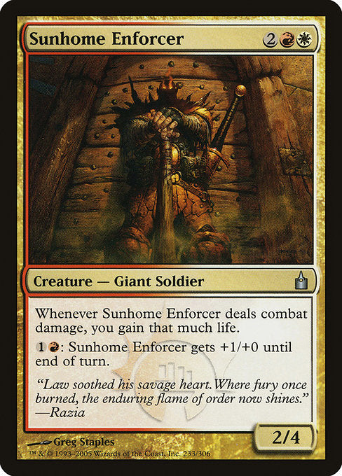 Sunhome Enforcer [Ravnica: City of Guilds] - Evolution TCG