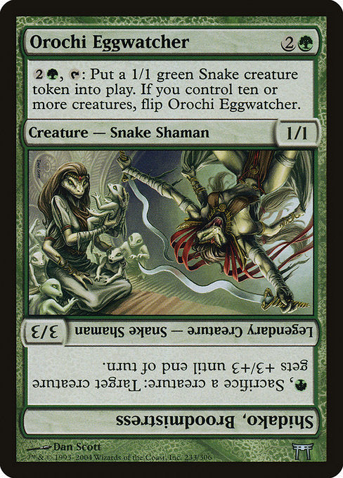 Orochi Eggwatcher // Shidako, Broodmistress [Champions of Kamigawa] - Evolution TCG