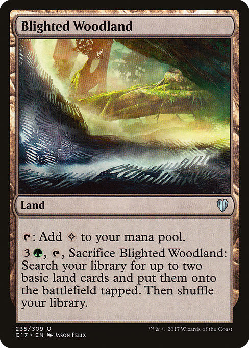 Blighted Woodland [Commander 2017] - Evolution TCG