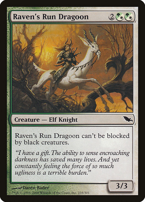 Raven's Run Dragoon [Shadowmoor] - Evolution TCG