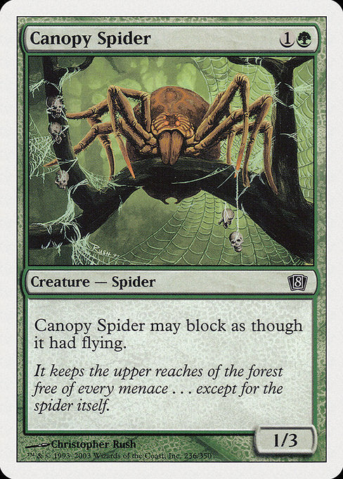 Canopy Spider [Eighth Edition] - Evolution TCG