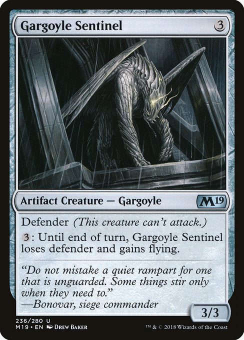 Gargoyle Sentinel [Core Set 2019] - Evolution TCG