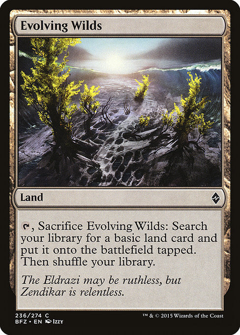 Evolving Wilds [Battle for Zendikar] - Evolution TCG