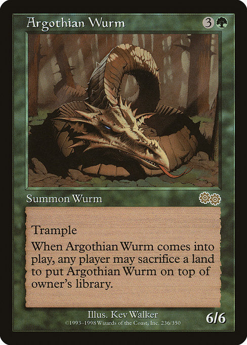 Argothian Wurm [Urza's Saga] - Evolution TCG