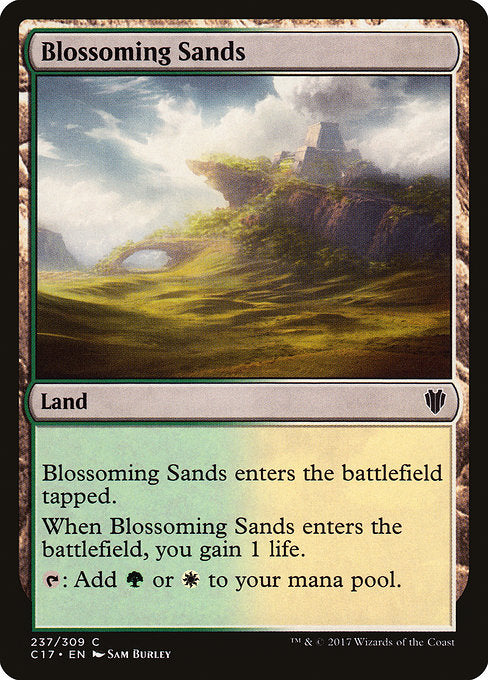 Blossoming Sands [Commander 2017] - Evolution TCG